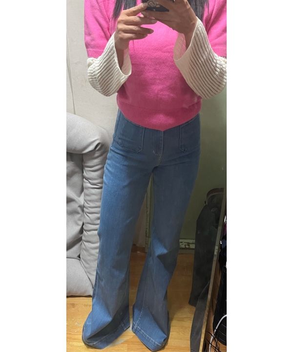 ★DAZE DAYZ★JANE FLARE JEAN★Denim★韓国★大人気★ 60%] JANE FLARE JEAN_LIGHT - DAZE DAYZ