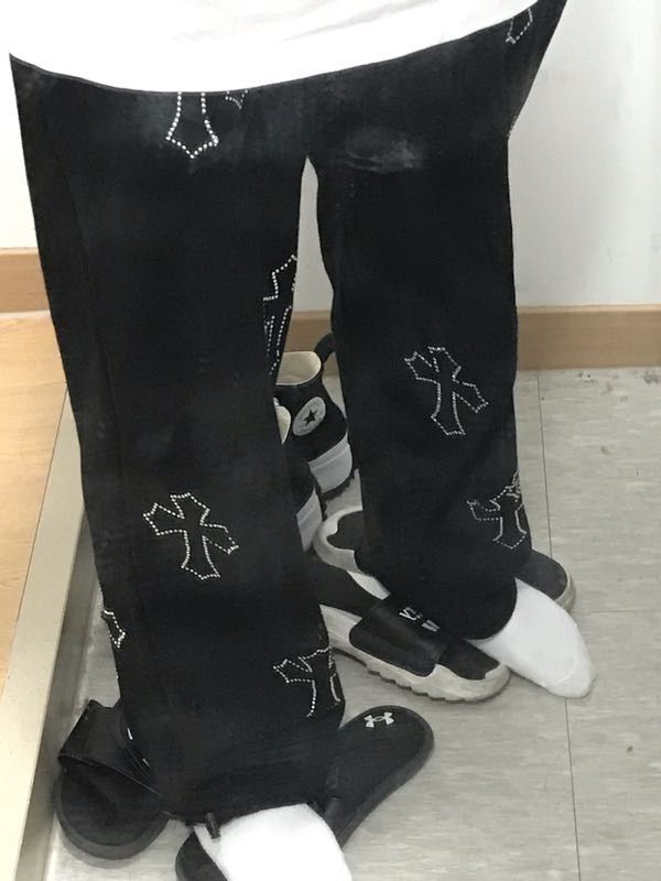 MUSINSA公式 | ROCKCAKE Crystal Cross 2way Jogger - Black