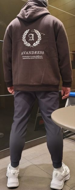 MUSINSA | AVANDRESS UNISEX LAUREL OVERSIZED HOODIE BROWN