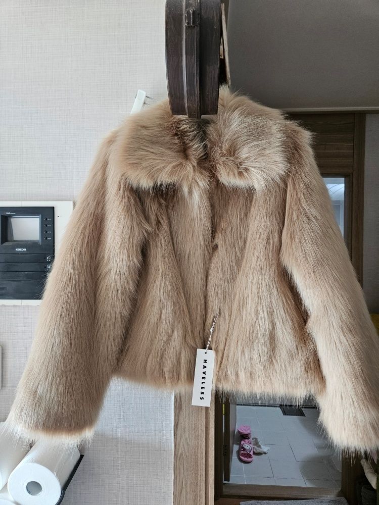 THE MUSEUM VISITOR★アウター★韓国★人気★FUR JACKET (BEIGE) THE MUSEUM VISITOR(ザミュージアムビジター) アウターその他
