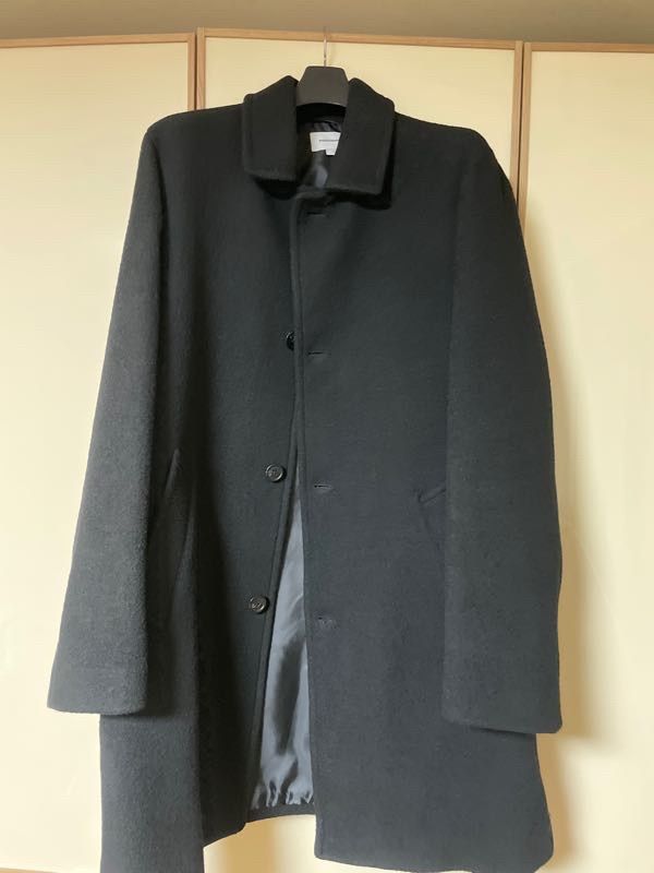 MUSINSA | thisisneverthat Wool Trench Coat Black