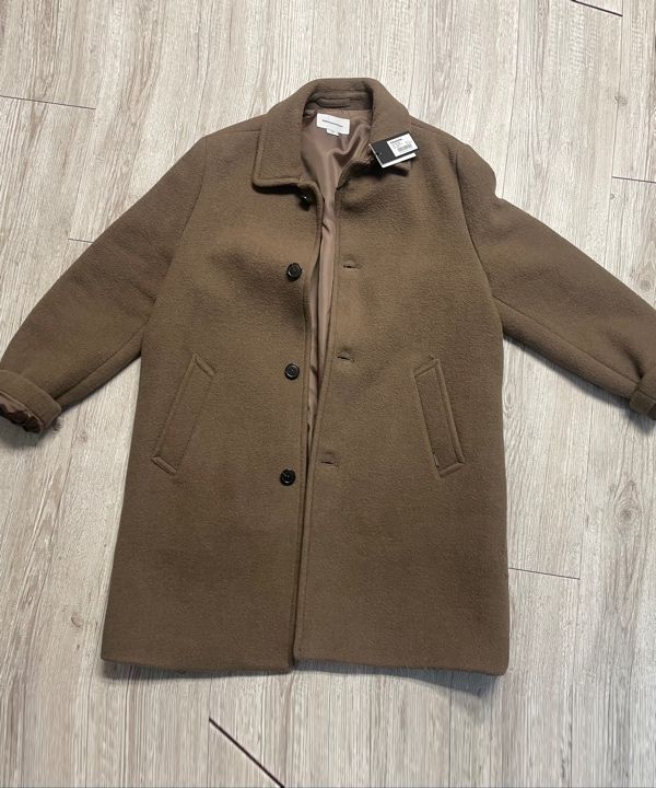 MUSINSA公式 | thisisneverthat Wool Trench Coat Camel