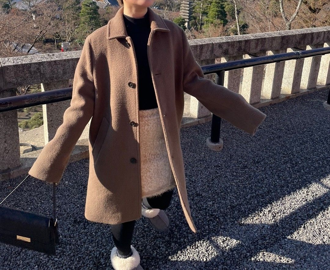 MUSINSA公式 | thisisneverthat Wool Trench Coat Camel