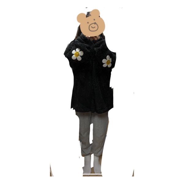 MUSINSA | GRAVER [UNISEX] ELBOW FLOWER DOT EMBROIDERED WOOL