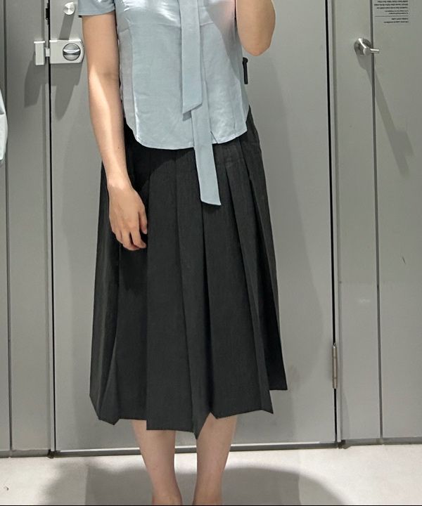 MUSINSA公式 | MUSINSA STANDARD WOMAN レディースプリーツミドル丈