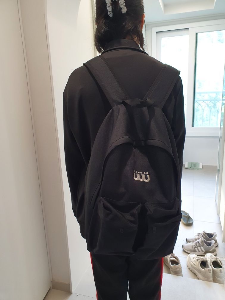 MUSINSA | ISTKUNST UUU LOGO DAYPACK BLACK (IK2CSMAB43A)