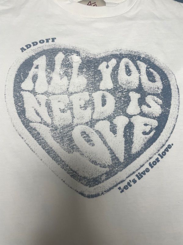 [ADDOFF] NEED LOVE T-SHIRT ★Tシャツ MUSINSA | ADDOFF NEED LOVE T-SHIRT NAVY