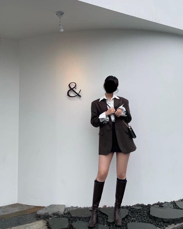 ★送料・関税込★AVANDRESS★Boyfriend Single Blazer★ ☆送料・関税込☆AVANDRESS☆Boyfriend Single Blazer