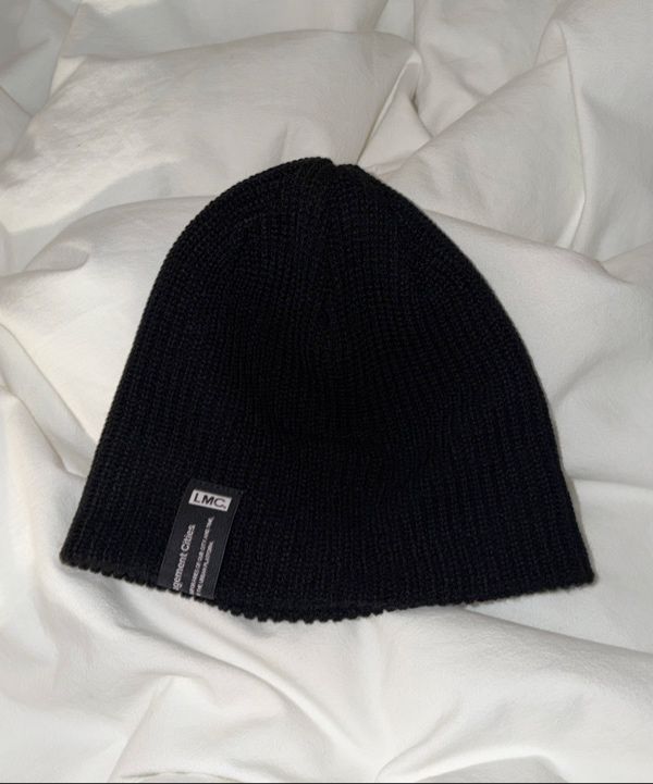 【未使用・タグ付】〈LANEUS〉BEANIE/ブラック alexander wang - 【ラスト1点】BEANIE WITH LOGO LABEL / ロゴ