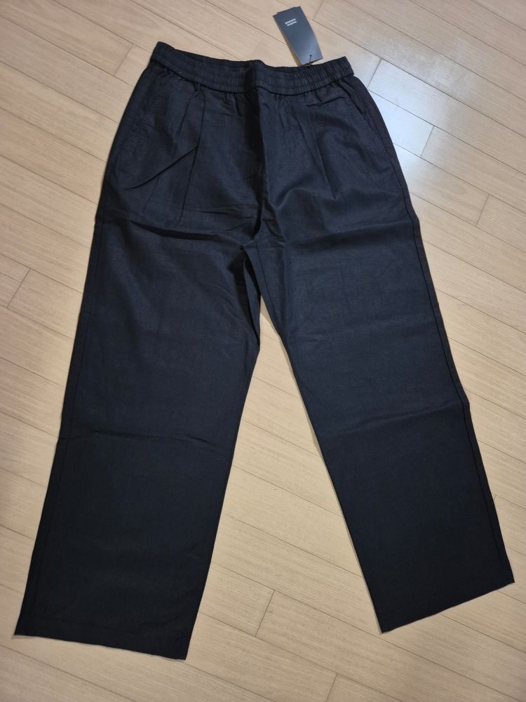 MUSINSA公式 | MUSINSA STANDARD コットンリネンワンタックワイド