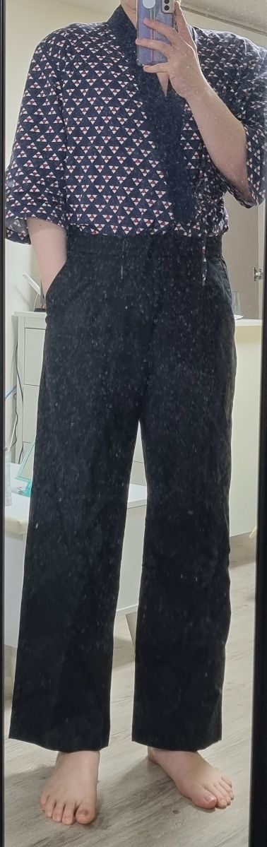 【DISCERNMENT】S/S Linen Deep One Tuck Wide Pants 未命名的设计_-_2025-07-