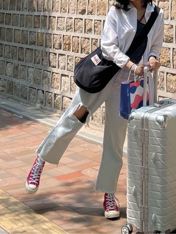 【masmarulez】Halfmoon cross bag MUSINSA | MASMARULEZ Halfmoon cross bag _ Gray