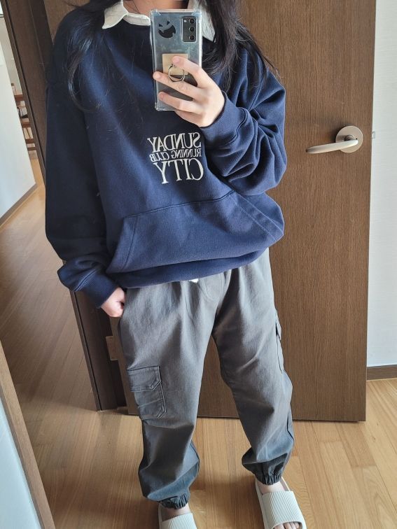 MUSINSA | URBANDTYPE LT431_RUNNING CLUB RUGBY SWEATSHIRT_NAVY