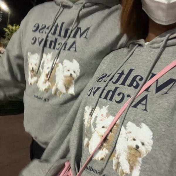 MUSINSA | WAI KEI MALTESE ARCHIVE HOODIE GRAY