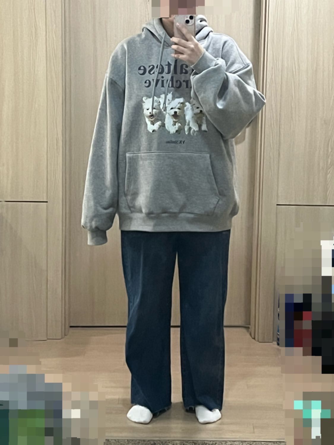 MUSINSA | WAI KEI MALTESE ARCHIVE HOODIE GRAY