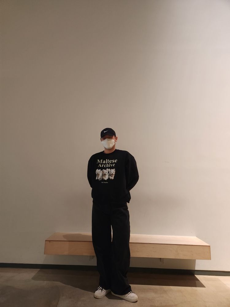 MUSINSA | WAI KEI MALTESE ARCHIVE SWEATSHIRT BLACK