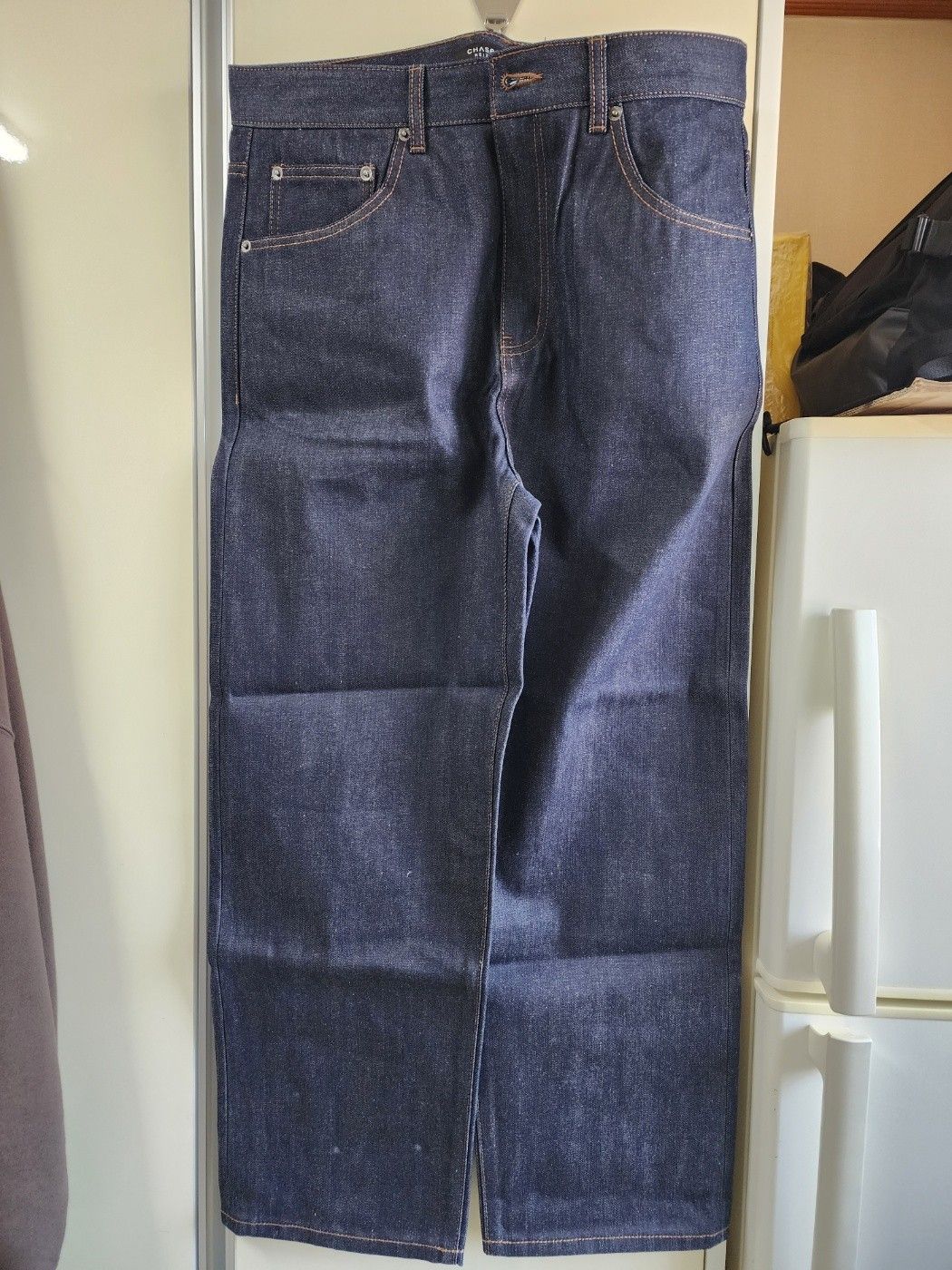 MUSINSA | CHASECULT Men's Wide Premium Indigo Denim