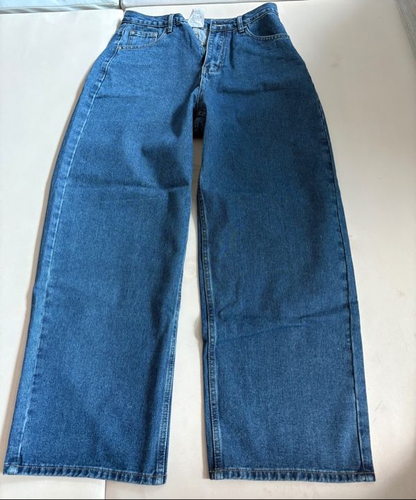 na.e Wide Loose Jeans M long丈 Deep Blue Wide Loose Jeans _Deep Blue | Na.e