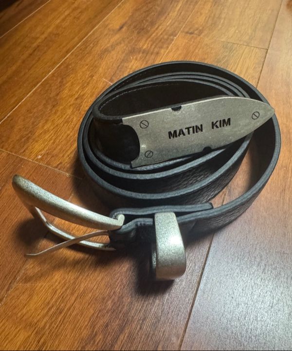 MUSINSA公式 | MATIN KIM WESTERN STYLE BELT IN BLACK