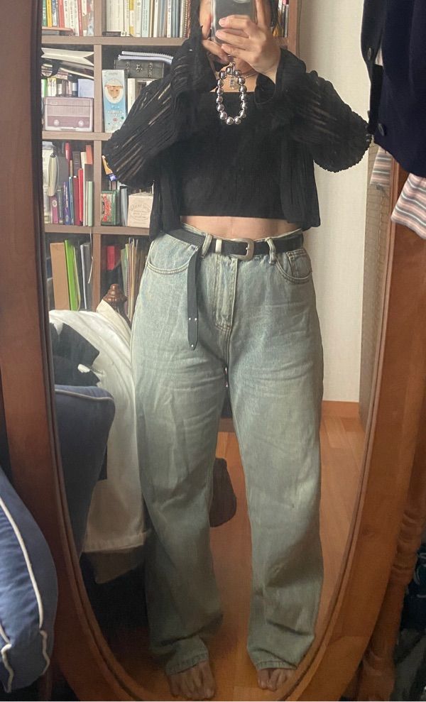 MUSINSA公式 | MATIN KIM WESTERN STYLE BELT IN BLACK