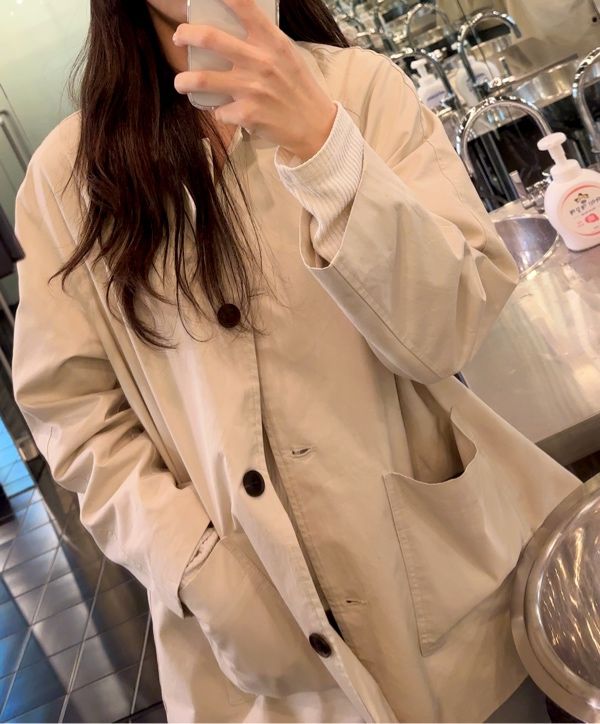 URAGO ウラゴ　マックハーフトレンチコート MUSINSA公式 | URAGO Mac half trench coat