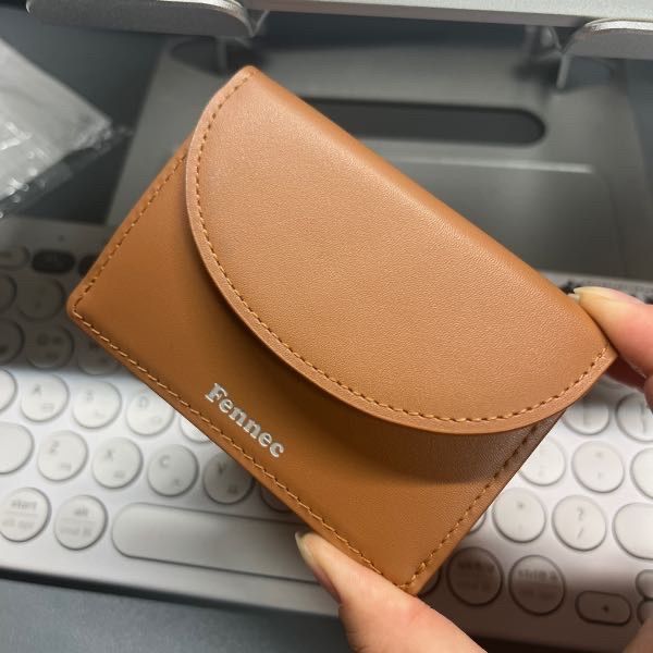 MUSINSA | fennec HALFMOON MINI WALLET - TAN BROWN