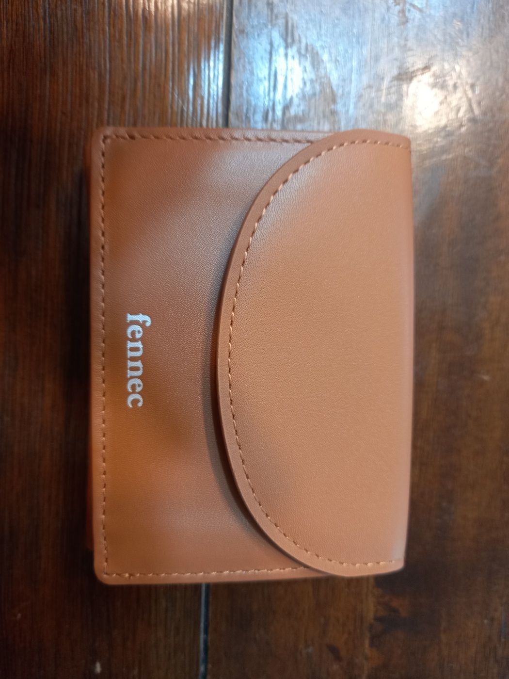 MUSINSA | fennec HALFMOON MINI WALLET - TAN BROWN