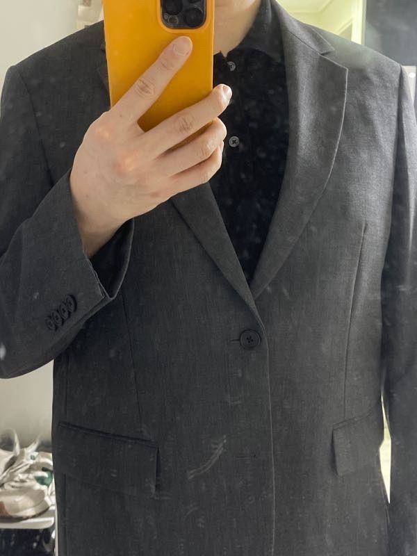 テーラードジャケット MUSINSA STANDARD Relaxed Basic Wool Blazer Black MMAJK001-BK MUSINSA | MUSINSA STANDARD RELAXED BASIC BLAZER [BLACK]