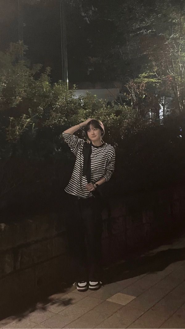 Tシャツ・カットソー *MUSINSA STANDARD* Striped relaxed crew neck long sleeve t-s MUSINSA | MUSINSA STANDARD Stripe Relaxed Crew Neck Long