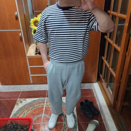 Tシャツ・カットソー *MUSINSA STANDARD* Striped relaxed crew neck long sleeve t-s MUSINSA | MUSINSA STANDARD Stripe Relaxed Crew Neck Long