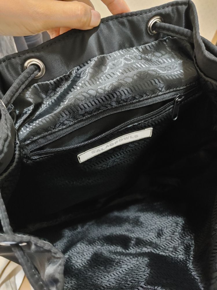 【SALAD BOWLS】SYMBOL NYLON SMALL BACKPACK MUSINSA | SALAD BOWLS SYMBOL NYLON SMALL BACKPACK