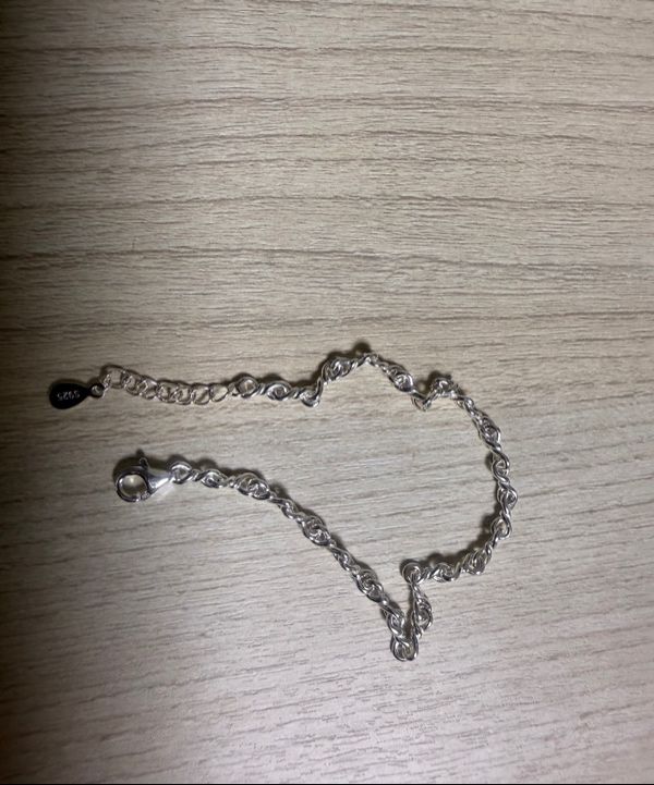 Byweekend☆[silver925] Ribbon chain bracelet ブレスレット MUSINSA | BYWEEKEND Ribbon chain bracelet