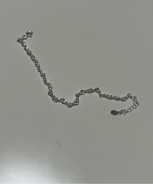 Byweekend☆[silver925] Ribbon chain bracelet ブレスレット MUSINSA | BYWEEKEND Ribbon chain bracelet