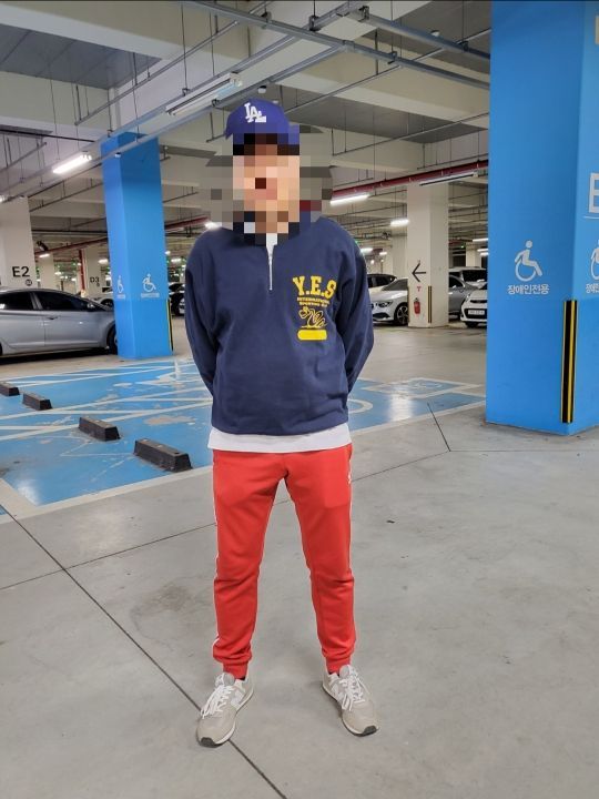 MUSINSA公式 | YESEYESEE SPC-TN Half Zip up Navy