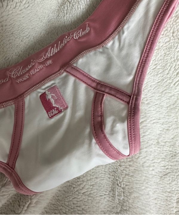MUSINSA公式 | BADBLOOD Classic Logo Thong - Pink