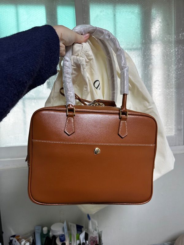 【DUNST】CLASSIC 28 LEATHER BAG★送料・関税込 Dunst Black Classic 28 Leather Bag