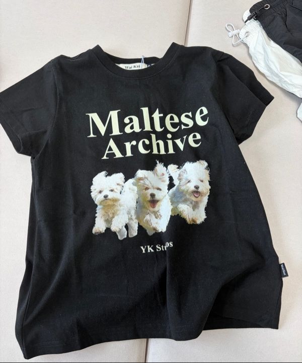 イーペ   マルチーズ Tシャツ♬ MUSINSA公式 | WAI KEI マルチーズアーカイブ半袖Tシャツブラック