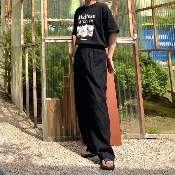 MUSINSA | WAI KEI Maltese Archive Short Sleeve T-shirt Brown