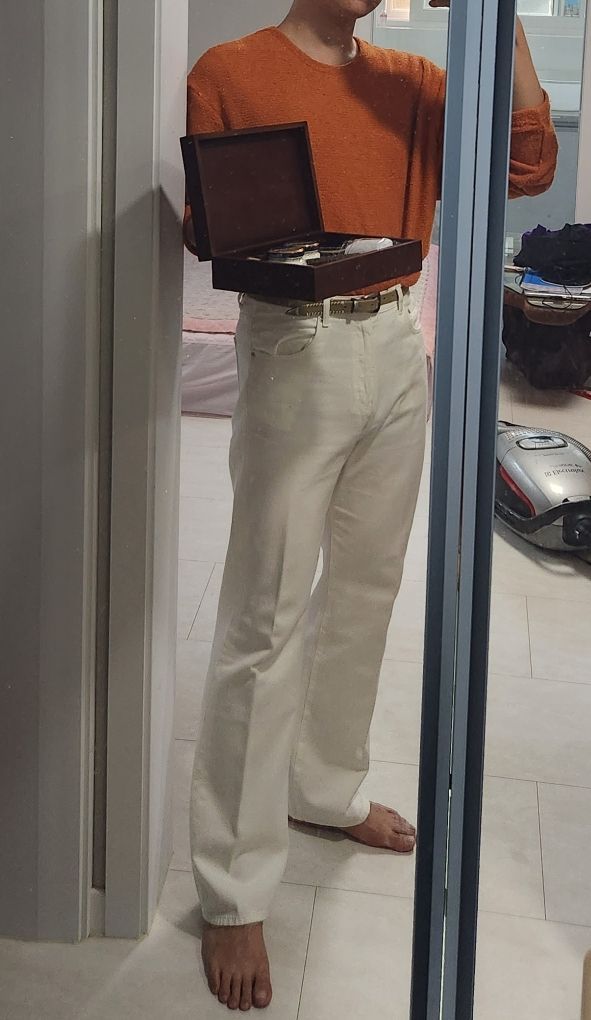 ●DOFFJASON● Simple Western Knotted Hard Leather Belt BEIGE MUSINSA | DOFFJASON Simple Western Notted Hard Leather Belt