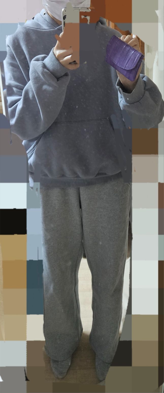 MUSINSA DOUBLE QUOTES Simple card wallet pastel colors