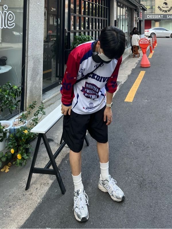 【 DUCKDIVE 】OFF ROAD メッシュ ロンT (grey) unisex DUCKDIVE 】OFF ROAD メッシュ ロンT (grey) unisex