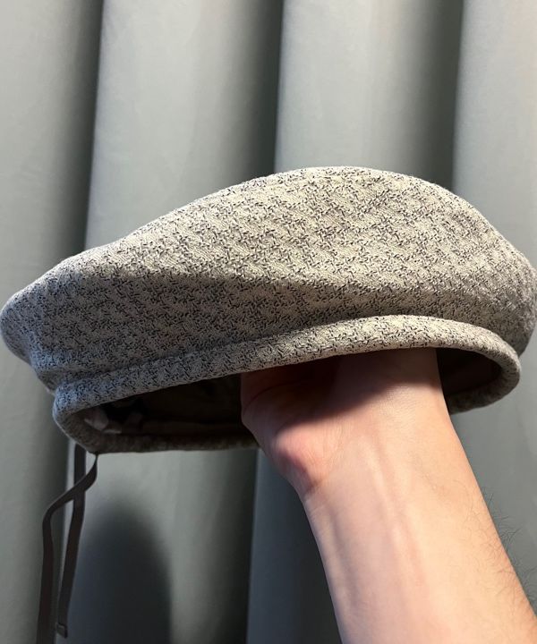 ◆SATUR◆ Serino Sabuto Summer Wool Beret Oyster Gray SA22SS MUSINSA | SATUR Serino Sabuto Summer Wool Beret Oyster Gray