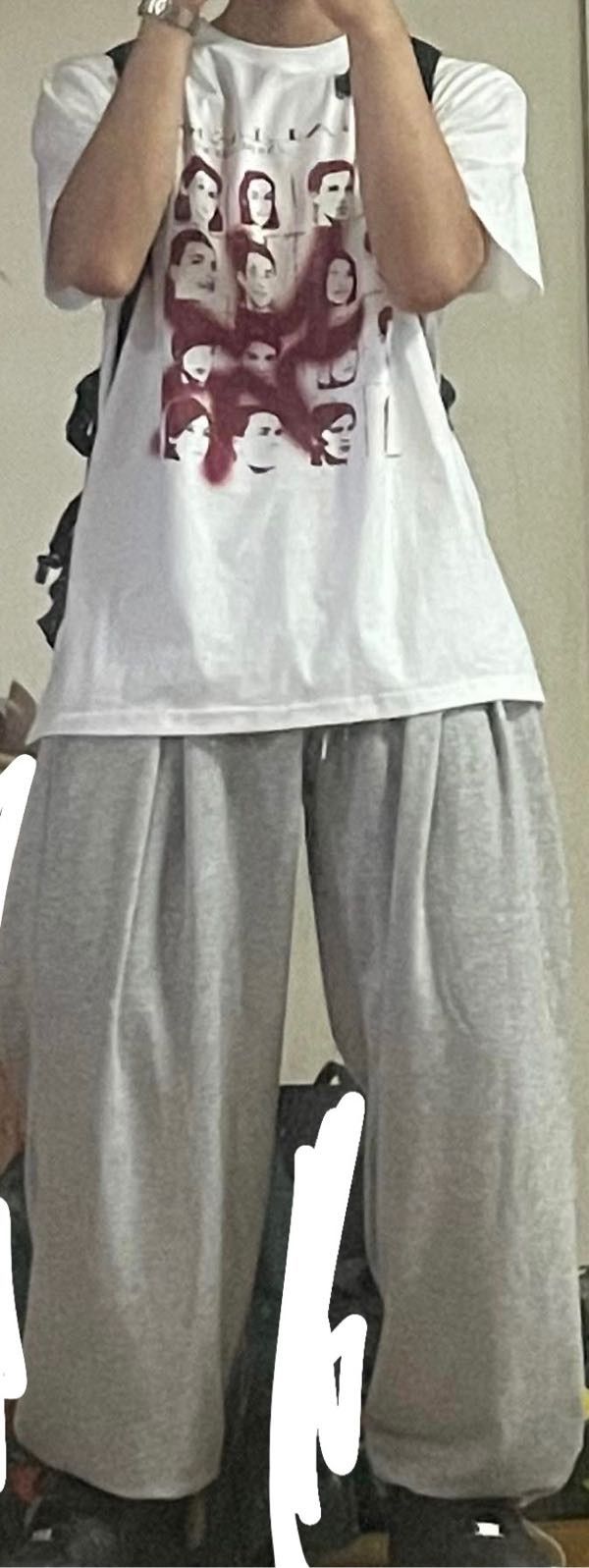 MUSINSA | DNSR Deep Four-Tuck Flow Banding Pants Charcoal Gray