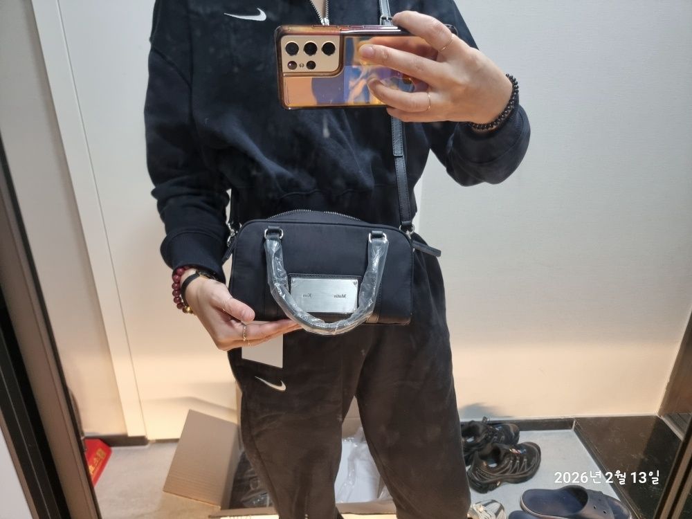 MUSINSA公式 | MATIN KIM BABY SPORTY TOTE BAG IN BLACK