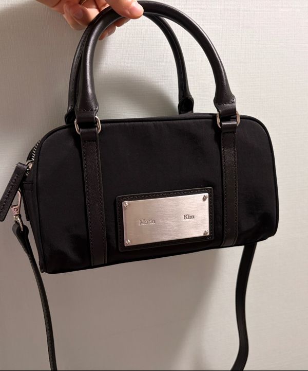MUSINSA | MATIN KIM BABY SPORTY TOTE BAG IN BLACK