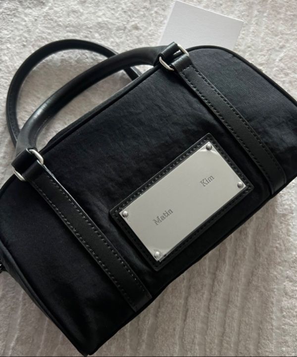MUSINSA | MATIN KIM BABY SPORTY TOTE BAG IN BLACK
