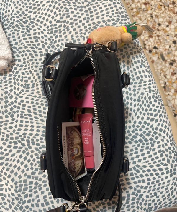 MUSINSA公式 | MATIN KIM BABY SPORTY TOTE BAG IN BLACK