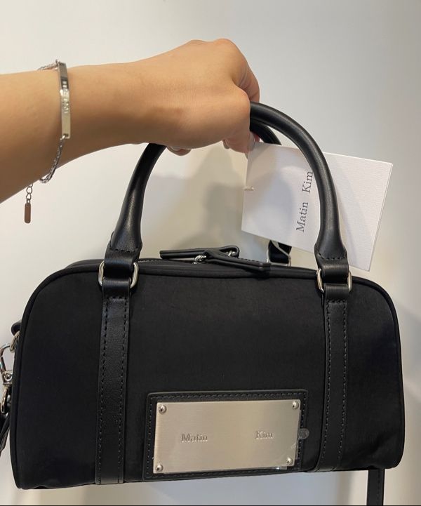 MUSINSA | MATIN KIM BABY SPORTY TOTE BAG IN BLACK