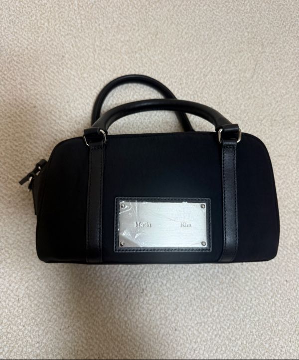 MUSINSA公式 | MATIN KIM BABY SPORTY TOTE BAG IN BLACK