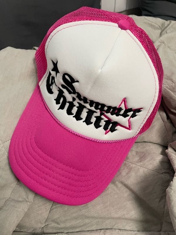 MUSINSA公式 | LUV IS TRUE SU MESH CAP(PINK)
